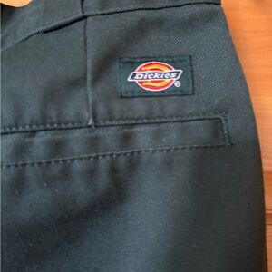 Dickies dark green Work Pants with Logo